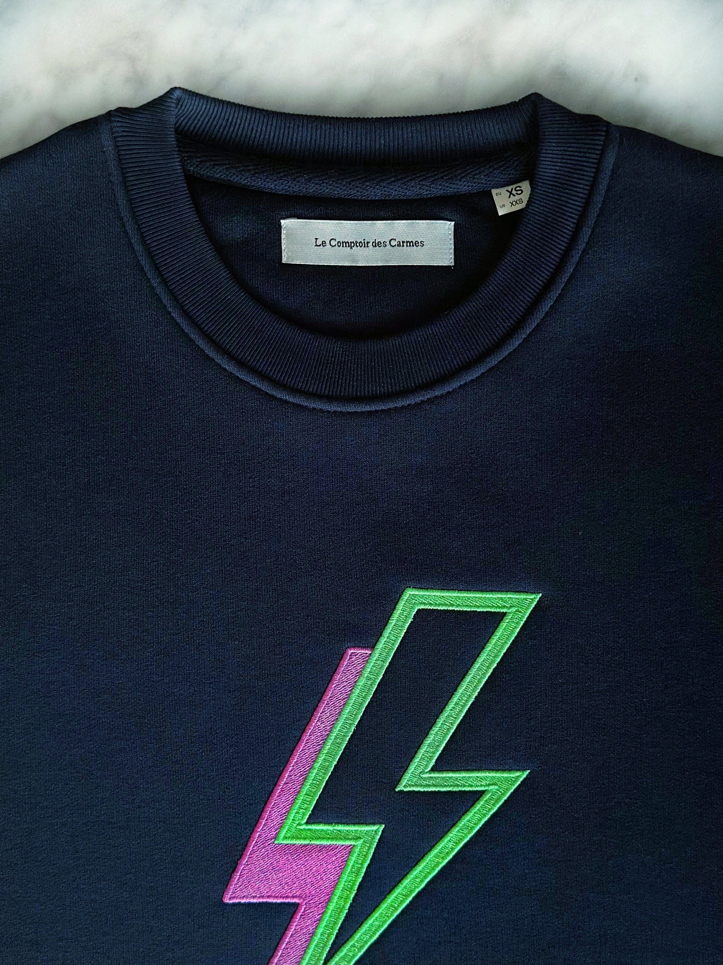 SWEAT FORMENTERA - Sweat femme bleu marine.
